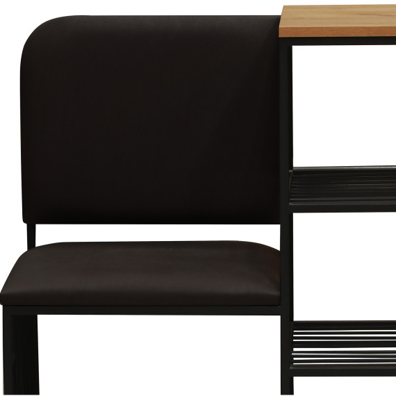 тумба для обуви HOBEL WMX-SH-666 METAL BROWN L (1)