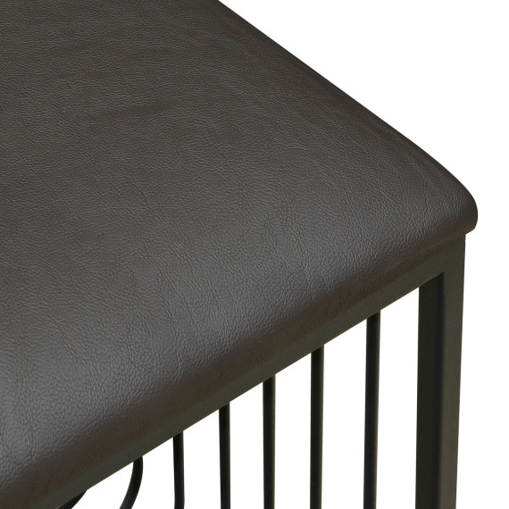 тумба для обуви HOBEL WMX-SH-666 METAL BROWN R (1)