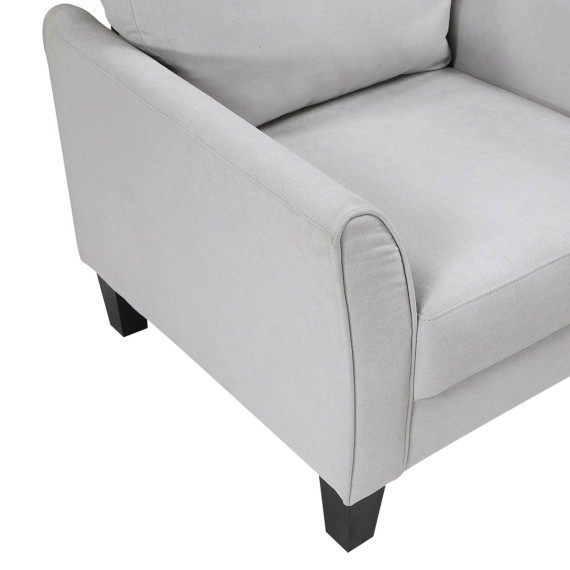 გარნიტური HOMELEGANCE ALIANA 9519GRY-1/2/3 1+2+3 LIGHT GREY (3)