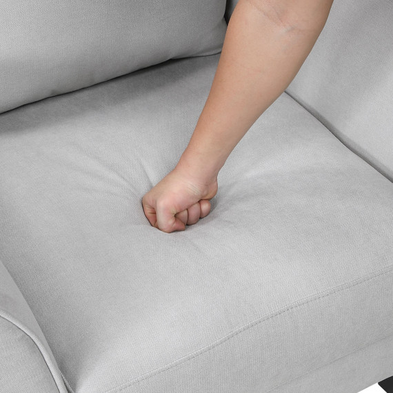 გარნიტური HOMELEGANCE ALIANA 9519GRY-1/2/3 1+2+3 LIGHT GREY (3)