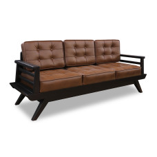 sofa set HOBEL BOHEM WOOD 3+1+1 BROWN PIGMENT/ (3)