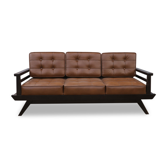 გარნიტური HOBEL BOHEM WOOD 3+1+1 BROWN PIGMENT/ (3)