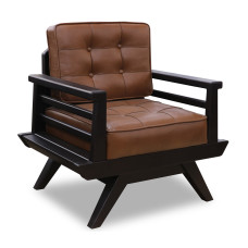 sofa set HOBEL BOHEM WOOD 3+1+1 BROWN PIGMENT/ (3)