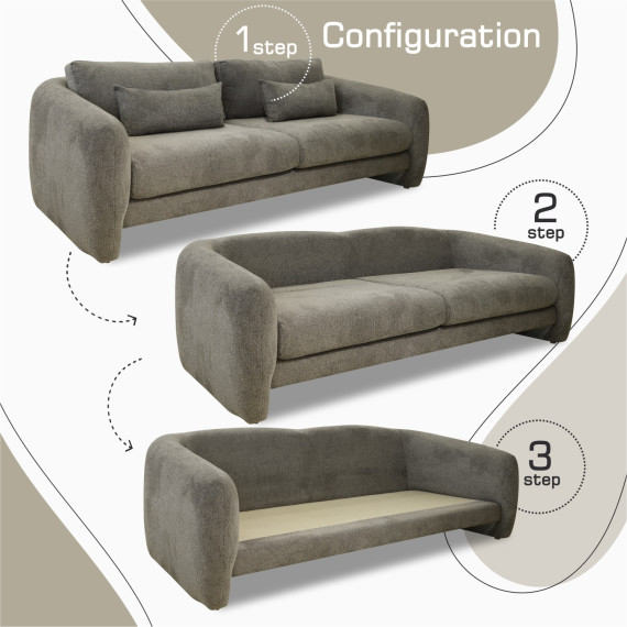 გარნიტური HOBEL CHILI 3+1+1 DARK GREY BEATTO 1036 (3)