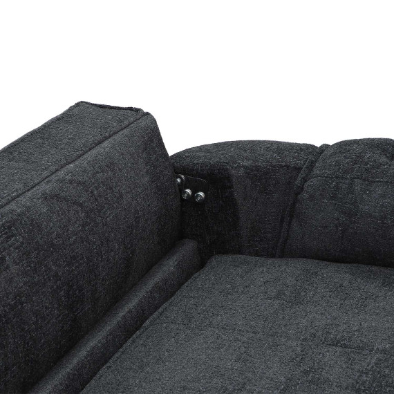 гарнитур HOBEL CLARA 3+1+1 DARK GREY BEATTO 1079 (3)