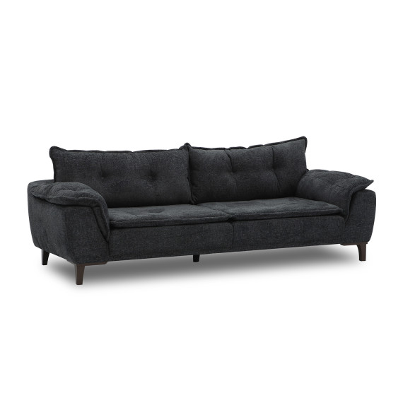 гарнитур HOBEL CLARA 3+1+1 DARK GREY BEATTO 1079 (3)
