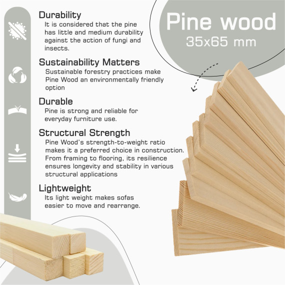 გარნიტური HOBEL CLARA 3+1+1 F/R CAPPUCCINO BELLA 4 (3)