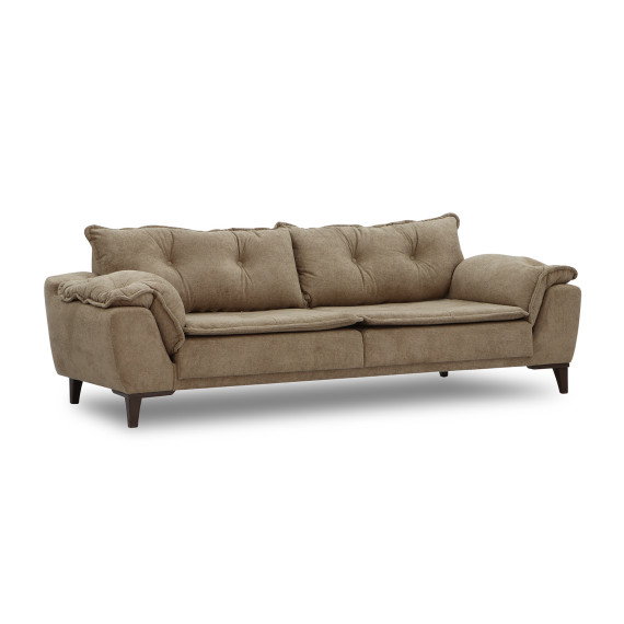 гарнитур HOBEL CLARA 3+1+1 F/R LIGHT BROWN BELLA 5 (3)