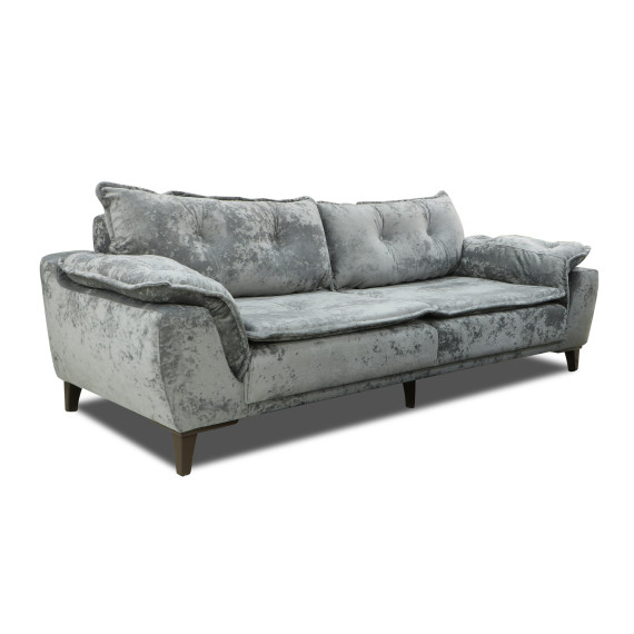 გარნიტური HOBEL CLARA 3+1+1 F/R GREY MONACO 14 (3)