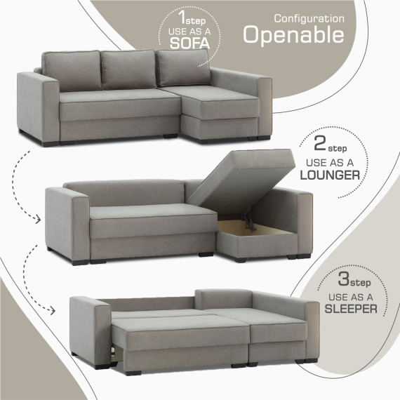 დივანი HOBEL CORNER LIZA PLUS D/P CAPPUCCINO SCANDI 19 R (5)