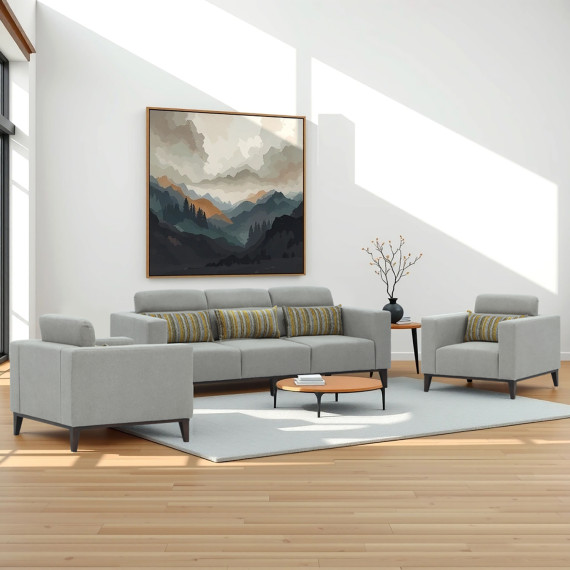 გარნიტური HOBEL DALI 3+1+1 LIGHT GREY SCANDI 18/ ONTARIO BAND BAMBOO (3)