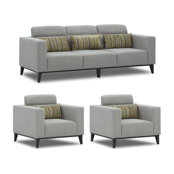 გარნიტური HOBEL DALI 3+1+1 LIGHT GREY SCANDI 18/ ONTARIO BAND BAMBOO (3)