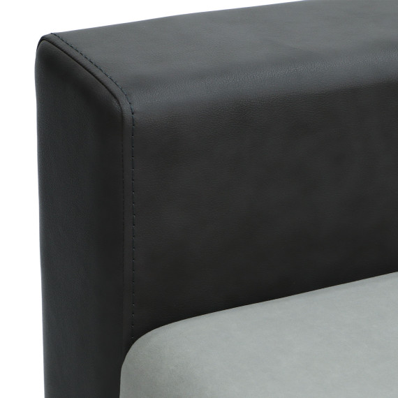 გარნიტური HOBEL ERICA 3+1+1 F/P DARK GREY 8410/LIGHT GREY LEONARDO 13 (6)