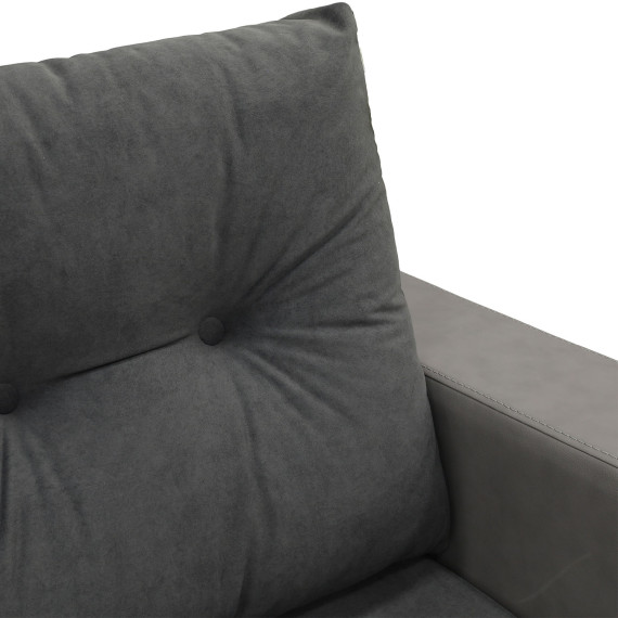გარნიტური HOBEL ERICA 3+1+1 LIGHT GREY 8409/ DARK GREY JAGUAR 9 (6)