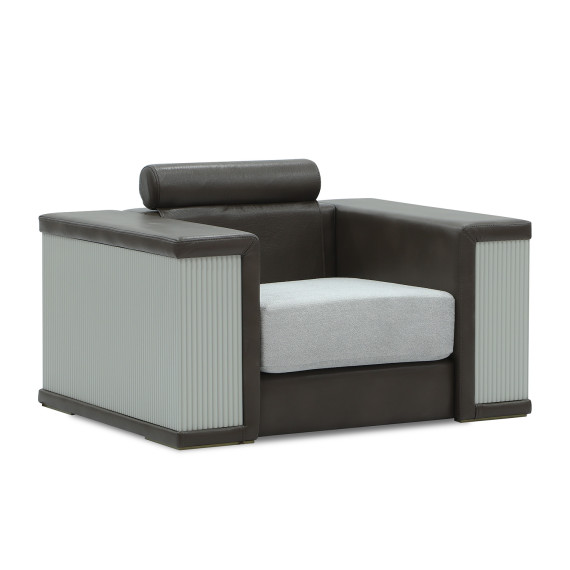 гарнитур HOBEL FANDI 3+1+1 GREY PHANTOM 13/ LIGHT GREY BONCUK 18 (3)