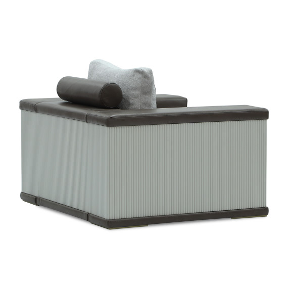 гарнитур HOBEL FANDI 3+1+1 GREY PHANTOM 13/ LIGHT GREY BONCUK 18 (3)