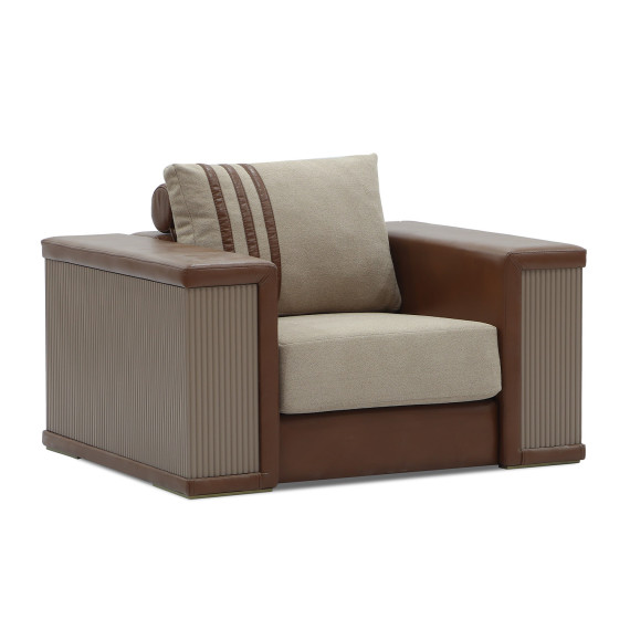 გარნიტური HOBEL FANDI 3+1+1 HONEY PHANTOM 6/BEIGE BUKLE 5 (3)