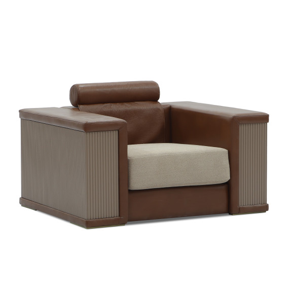 გარნიტური HOBEL FANDI 3+1+1 HONEY PHANTOM 6/BEIGE BUKLE 5 (3)