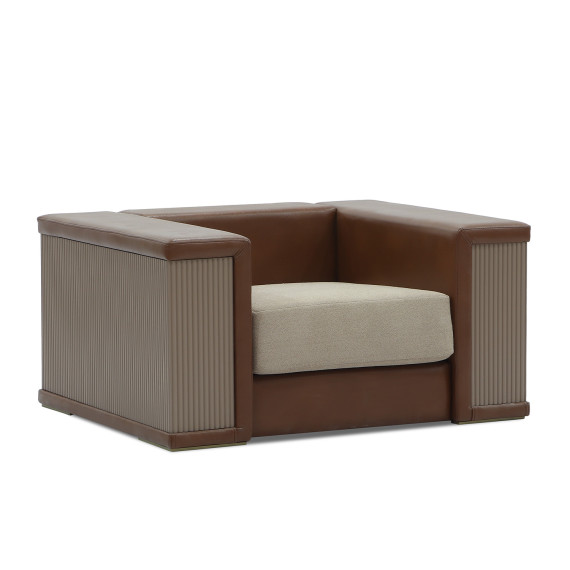 გარნიტური HOBEL FANDI 3+1+1 HONEY PHANTOM 6/BEIGE BUKLE 5 (3)