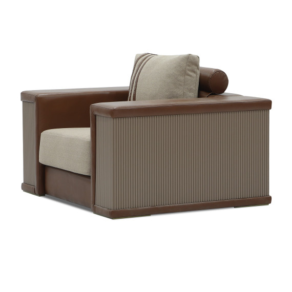 გარნიტური HOBEL FANDI 3+1+1 HONEY PHANTOM 6/BEIGE BUKLE 5 (3)