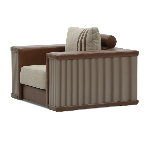 გარნიტური HOBEL FANDI 3+1+1 HONEY PHANTOM 6/BEIGE BUKLE 5 (3)