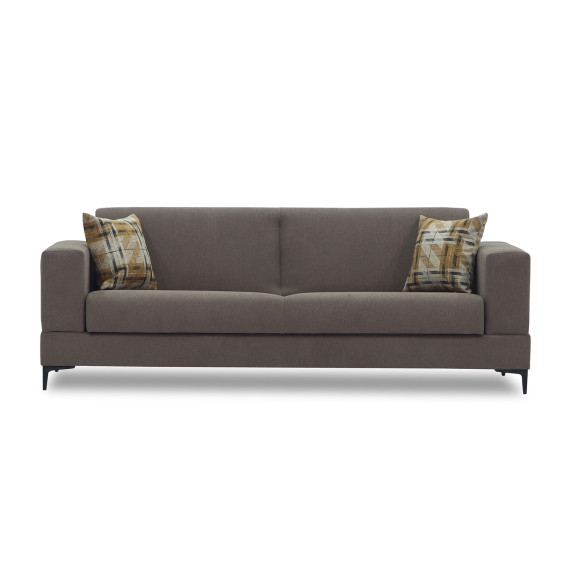 გარნიტური HOBEL GLORIA 3+1+1 LIGHT BROWN SCANDI 6/ BENORRY 1012 (3)