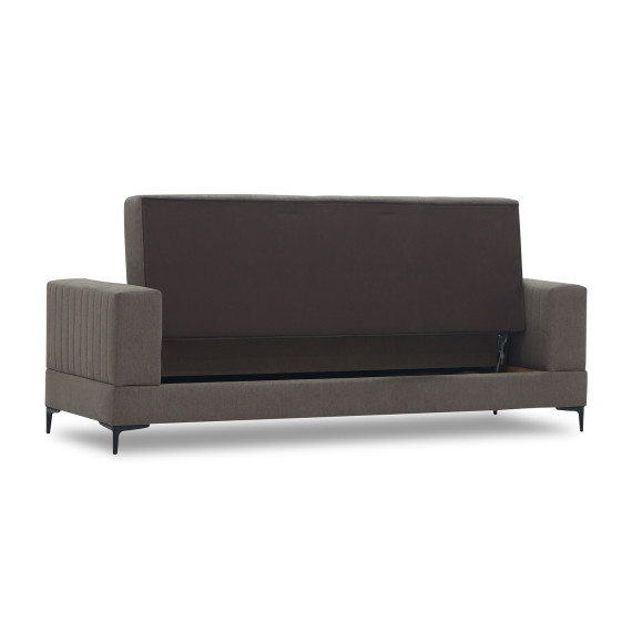 გარნიტური HOBEL GLORIA 3+1+1 LIGHT BROWN SCANDI 6/ BENORRY 1012 (3)