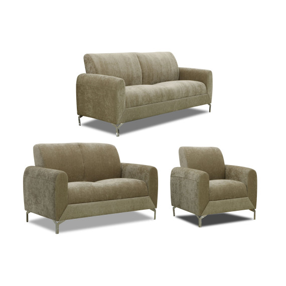 გარნიტური DANUBE JOZEL 3+2+1 NIAGARA LIGHT GRAY (3)