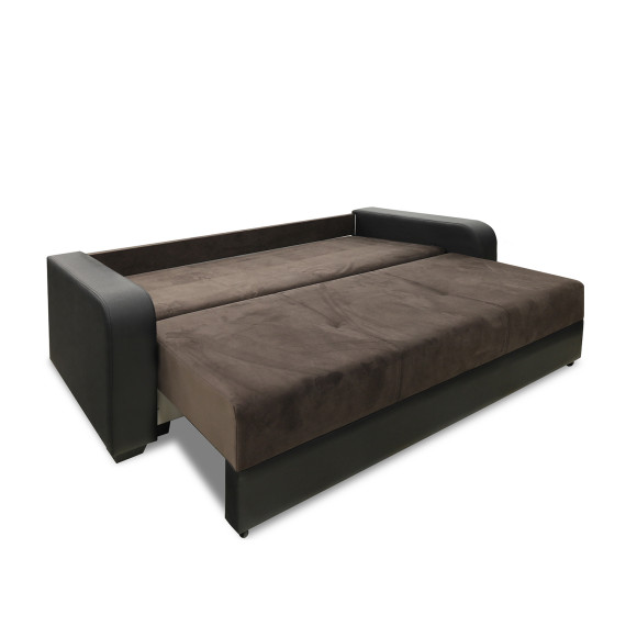 гарнитур HOBEL KATRIN 3+1+1 BLACK 4503/ BROWN CATALANA 6 (6)
