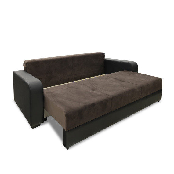 гарнитур HOBEL KATRIN 3+1+1 BLACK 4503/ BROWN CATALANA 6 (6)