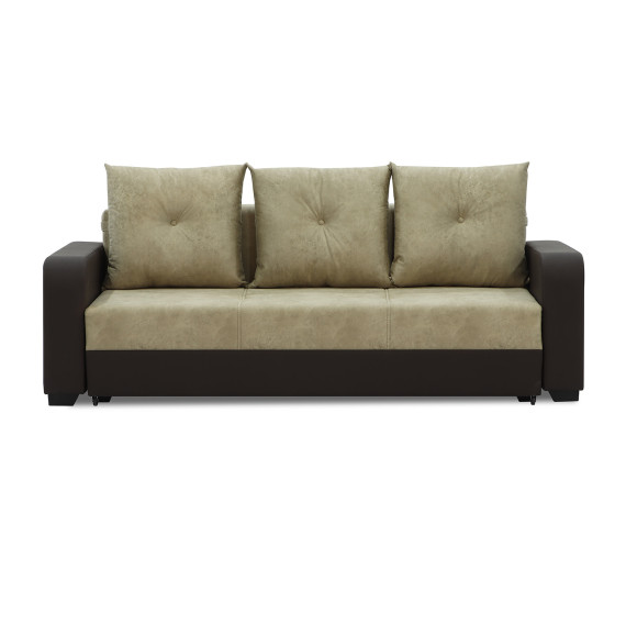 sofa set HOBEL KATRIN 3+1+1 BROWN 3673/CREAM RONALDO 1803 (6)
