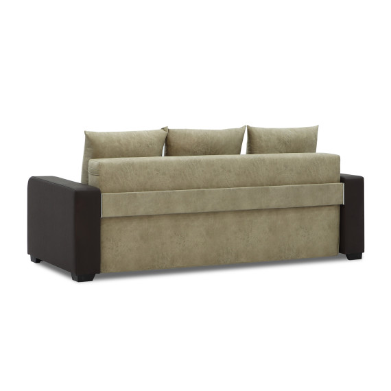 sofa set HOBEL KATRIN 3+1+1 BROWN 3673/CREAM RONALDO 1803 (6)