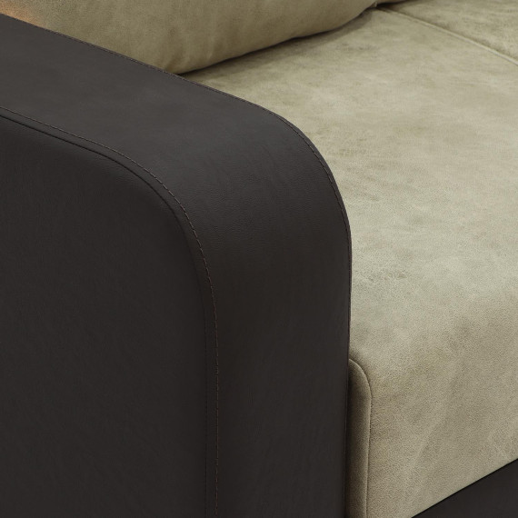 sofa set HOBEL KATRIN 3+1+1 BROWN 3673/CREAM RONALDO 1803 (6)