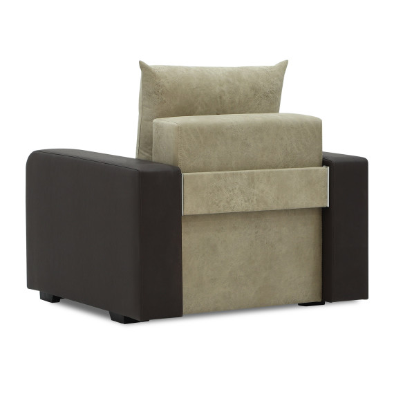 sofa set HOBEL KATRIN 3+1+1 BROWN 3673/CREAM RONALDO 1803 (6)