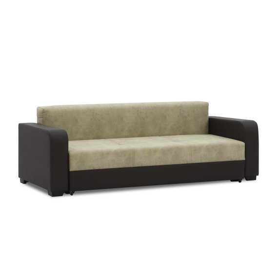 sofa set HOBEL KATRIN 3+1+1 BROWN 3673/CREAM RONALDO 1803 (6)