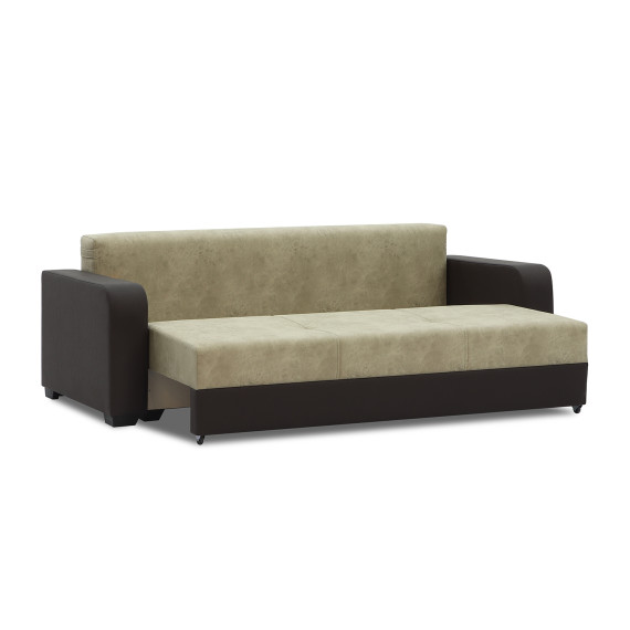 sofa set HOBEL KATRIN 3+1+1 BROWN 3673/CREAM RONALDO 1803 (6)