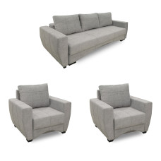 гарнитур HOBEL LI 3+1+1 LIGHT GREY JAGUAR 4 (5)