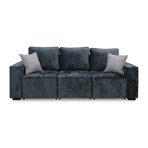 გარნიტური HOBEL LOTUS 3+2+1 DARK GREY MONACO 15/ INFINITY 911 (15)