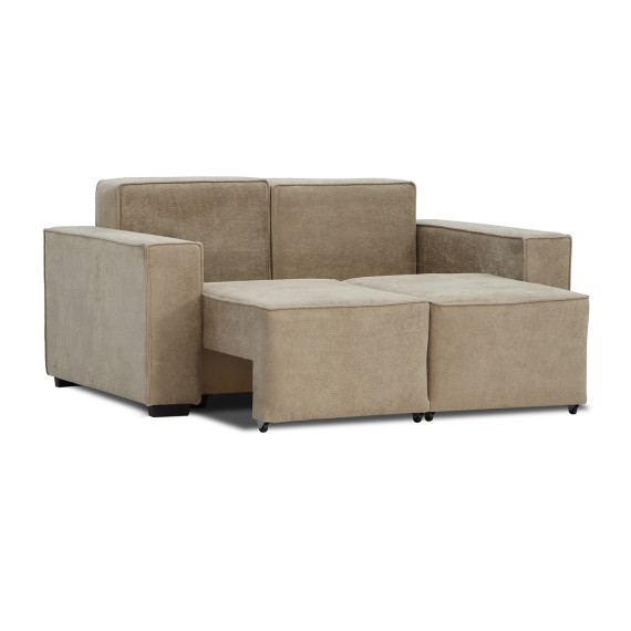 გარნიტური HOBEL LOTUS 3+2+1 F/P CAPPUCCINO BELLA 3/NIAGARA BROWN (15)