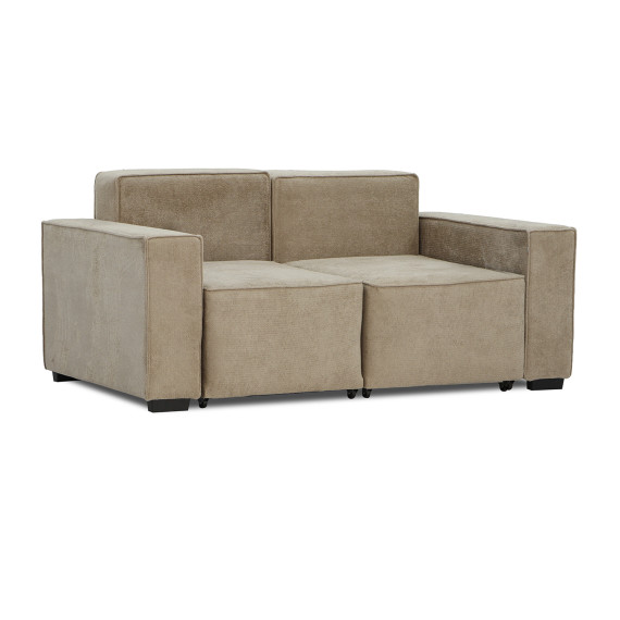 გარნიტური HOBEL LOTUS 3+2+1 F/P CAPPUCCINO BELLA 3/NIAGARA BROWN (15)