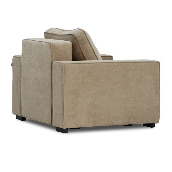 გარნიტური HOBEL LOTUS 3+2+1 F/P CAPPUCCINO BELLA 3/NIAGARA BROWN (15)