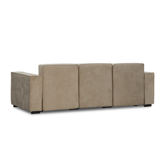 გარნიტური HOBEL LOTUS 3+2+1 F/P CAPPUCCINO BELLA 3/NIAGARA BROWN (15)