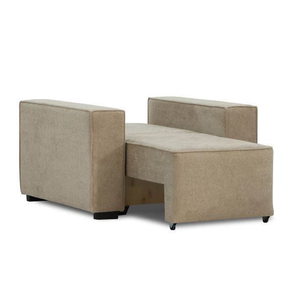 გარნიტური HOBEL LOTUS 3+2+1 F/P CAPPUCCINO BELLA 3/NIAGARA BROWN (15)