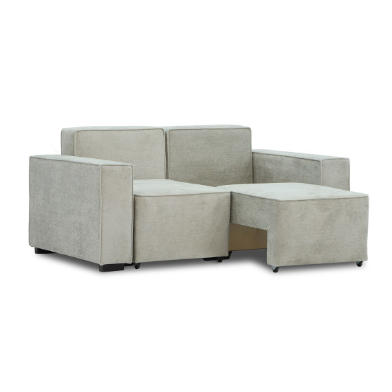 გარნიტური HOBEL LOTUS 3+2+1 F/P LIGHT GREY BELLA 12/NIAGARA GREY (15)