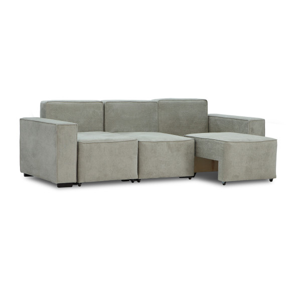 გარნიტური HOBEL LOTUS 3+2+1 F/P LIGHT GREY BELLA 12/NIAGARA GREY (15)