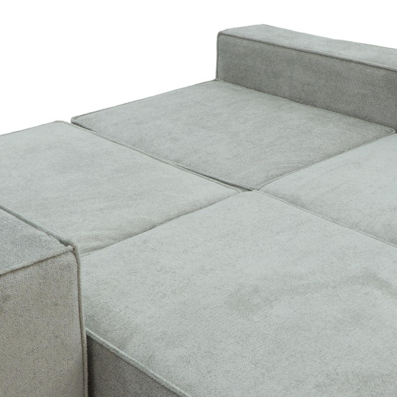 გარნიტური HOBEL LOTUS 3+2+1 F/P LIGHT GREY BELLA 12/NIAGARA GREY (15)