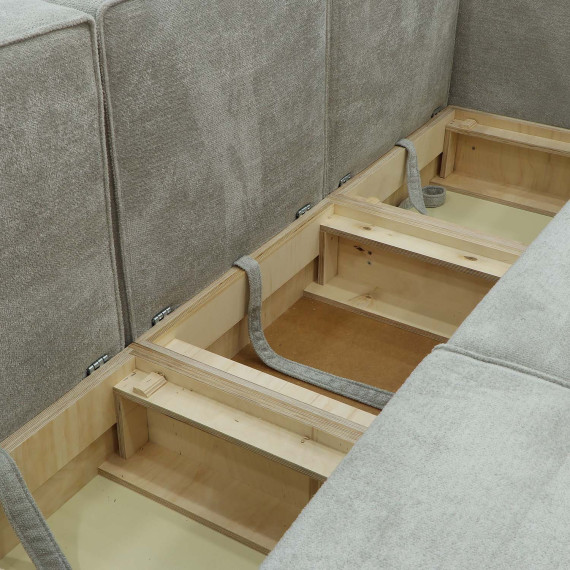 გარნიტური HOBEL LOTUS 3+2+1 F/P LIGHT GREY BELLA 12/NIAGARA GREY (15)