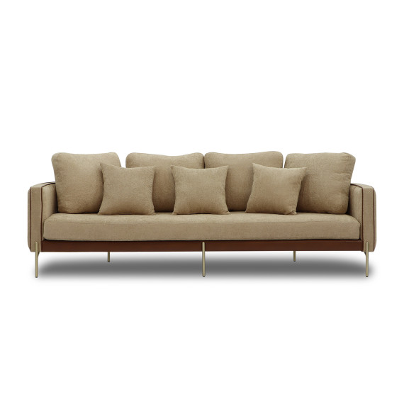 гарнитур HOBEL MARIA 3+1+1 KAX7004 GOLD / HONEY PHANTOM 6/ LIGHT BROWN BONCUK 6 (3)