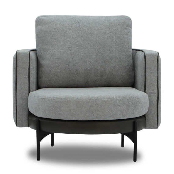 გარნიტური HOBEL MARIA 3+1+1 KAX7005 BLACK / GREY PHANTOM 14/ GREY PHANTOM 19 (3)