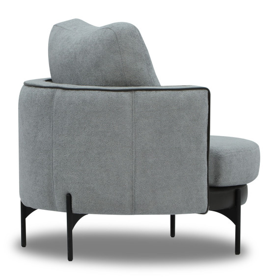 გარნიტური HOBEL MARIA 3+1+1 KAX7005 BLACK / GREY PHANTOM 14/ GREY PHANTOM 19 (3)